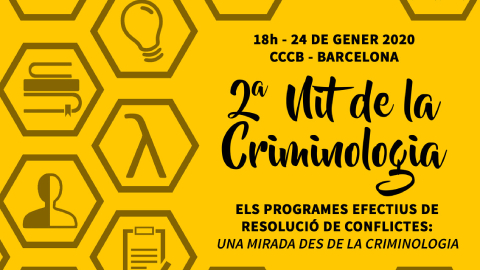 Cartell de la 2ª Nit de la Criminologia